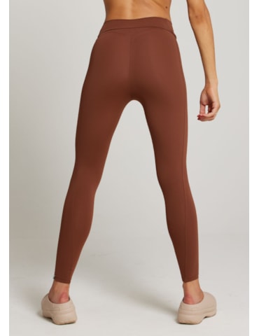 CALÇA LEGGING COM BOLSO NOW NG MARROM