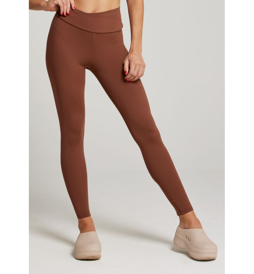 CALÇA LEGGING COM BOLSO NOW NG MARROM CALÇA LEGGING COM BOLSO NOW NG MARROM