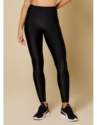 CALÇA LEGGING  COM TEXTURA E BOLSOS POEMA PRETO