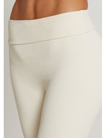 CALÇA LEGGING COM TEXTURA MOOD JQ OFF WHITE