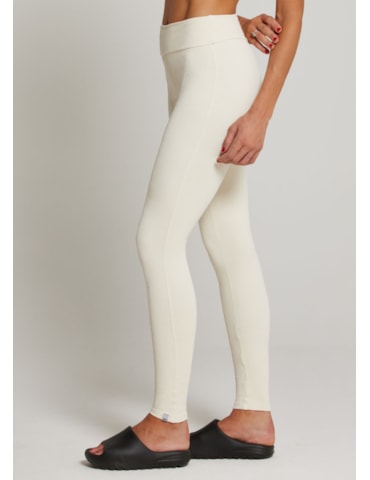 CALÇA LEGGING COM TEXTURA MOOD JQ OFF WHITE