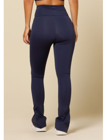 CALÇA LEGGING COM ZIPER LEBLON AZUL MARINHO