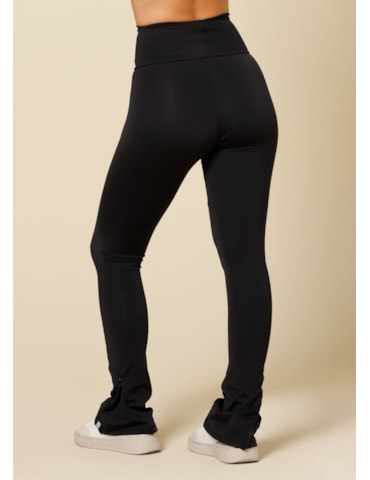 CALÇA LEGGING COM ZIPER LEBLON PRETO