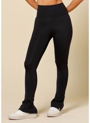 CALÇA LEGGING COM ZIPER LEBLON PRETO