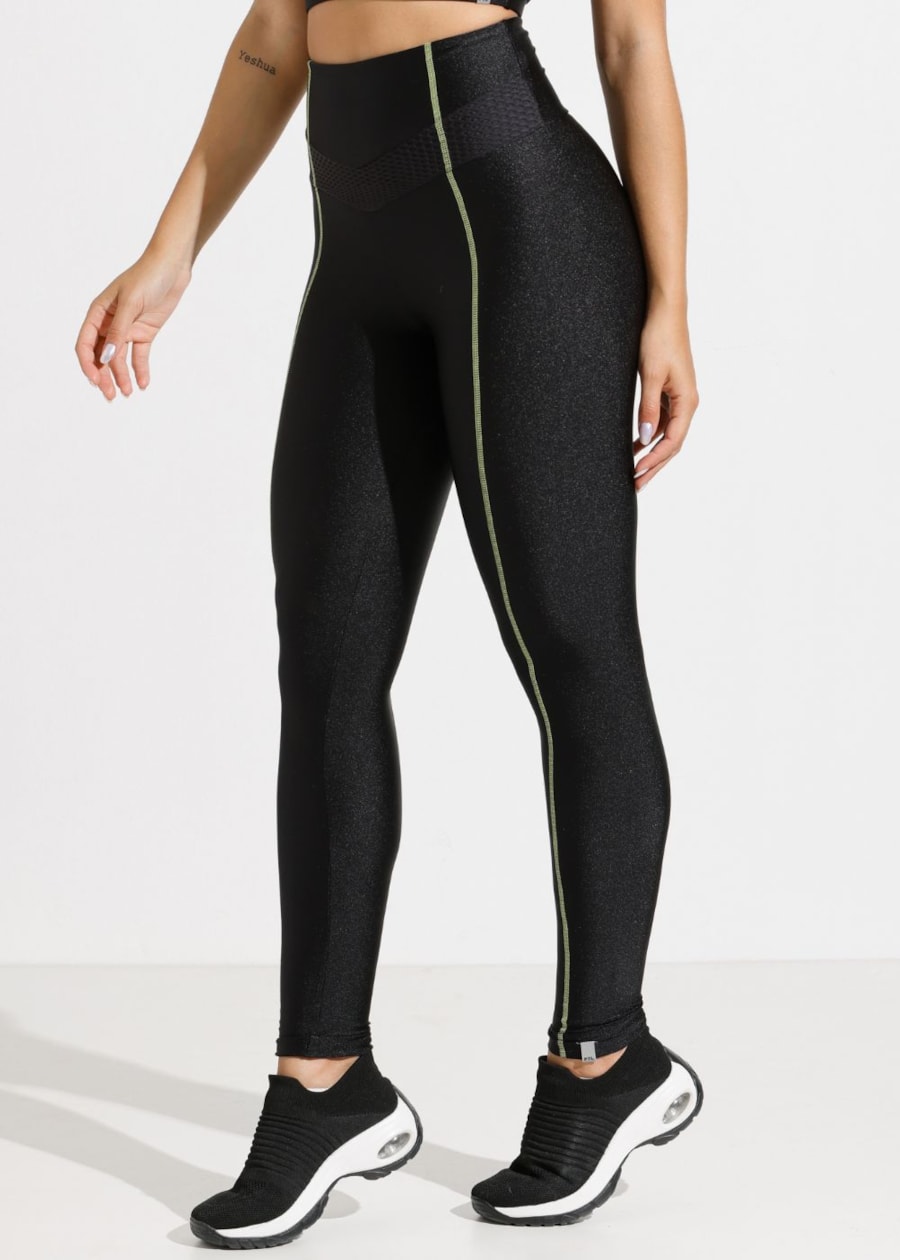 CALÇA LEGGING CORAGEM PRETA