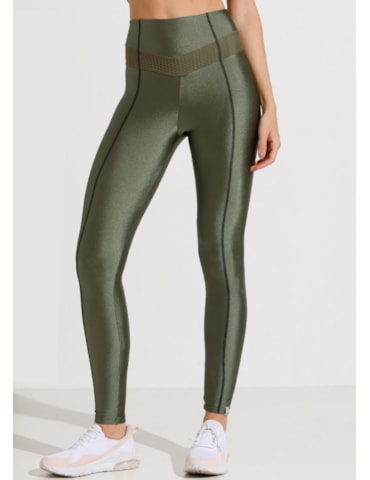 CALÇA LEGGING CORAGEM VERDE METÁLICO CALÇA LEGGING CORAGEM VERDE METÁLICO