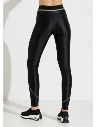 CALÇA LEGGING CÓS ALTO VIVEZ PRETO CALÇA LEGGING CÓS ALTO VIVEZ PRETO