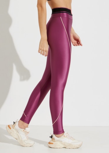CALÇA LEGGING CÓS ALTO VIVEZ ROSA