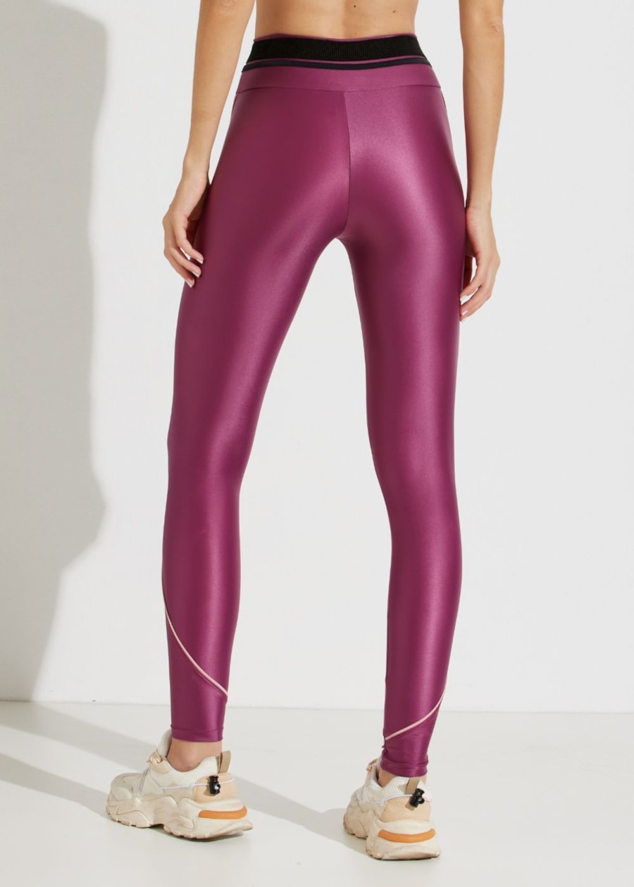 CALÇA LEGGING CÓS ALTO VIVEZ ROSA