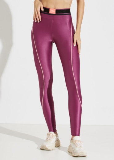 CALÇA LEGGING CÓS ALTO VIVEZ ROSA