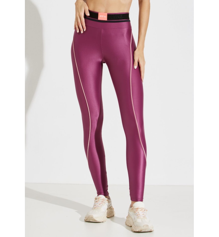 CALÇA LEGGING CÓS ALTO VIVEZ ROSA