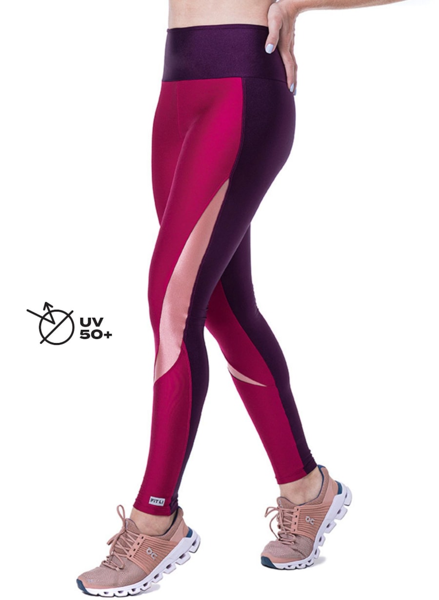 CALÇA LEGGING DEEP CEREJA / ROXA