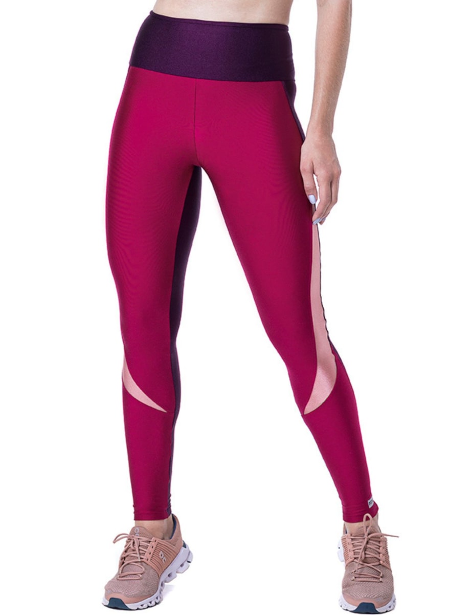 CALÇA LEGGING DEEP CEREJA / ROXA CALÇA LEGGING DEEP CEREJA / ROXA