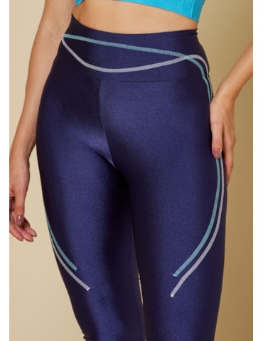 CALÇA LEGGING DEPORTIVA AZUL MARINHO