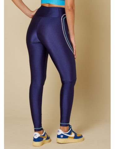 CALÇA LEGGING DEPORTIVA AZUL MARINHO