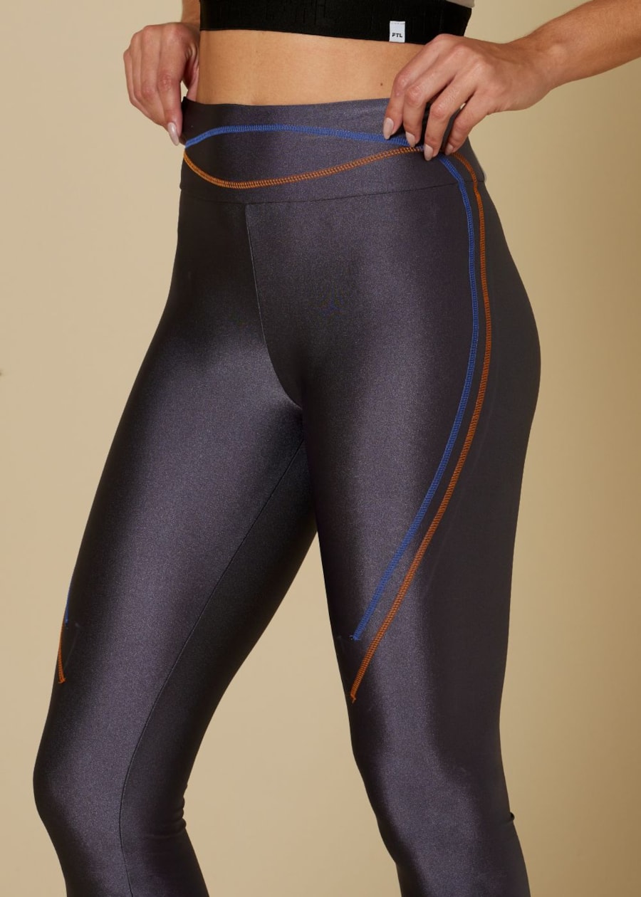 CALÇA LEGGING DEPORTIVA CINZA ESCURO