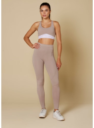 CALÇA LEGGING DESPACITO MARROM CAPUCCINO