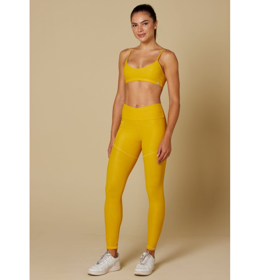 CALÇA LEGGING EL SOL LARANJA MANGA