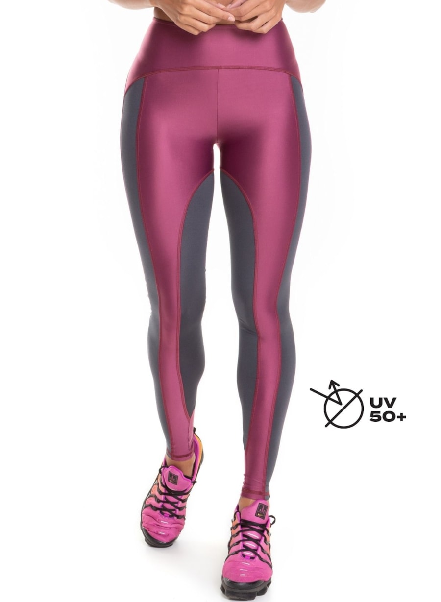 CALÇA LEGGING ELEGANCE ROSA VIOLETA