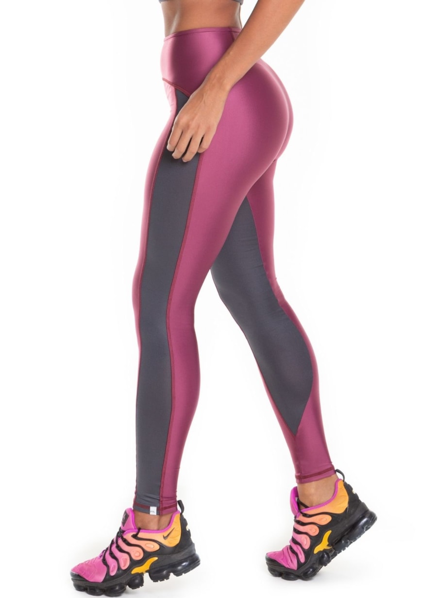 CALÇA LEGGING ELEGANCE ROSA VIOLETA