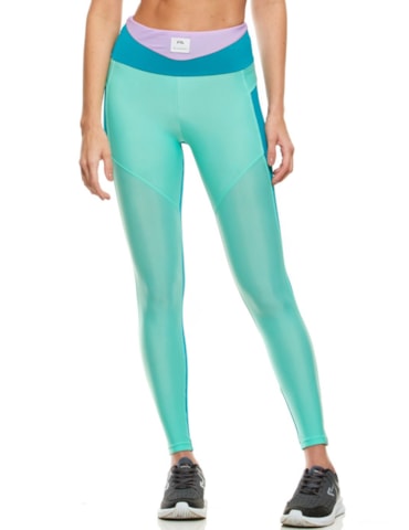 CALÇA LEGGING FEELINGS AZUL PISCINA / VERDE MENTA CALÇA LEGGING FEELINGS AZUL PISCINA / VERDE MENTA