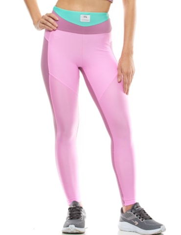 CALÇA LEGGING FEELINGS ROSA VIOLETA / ROSA CLARO CALÇA LEGGING FEELINGS ROSA VIOLETA / ROSA CLARO