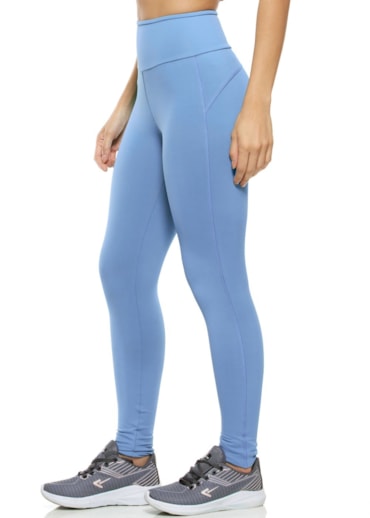 CALÇA LEGGING FIT TOP AZUL BEBE