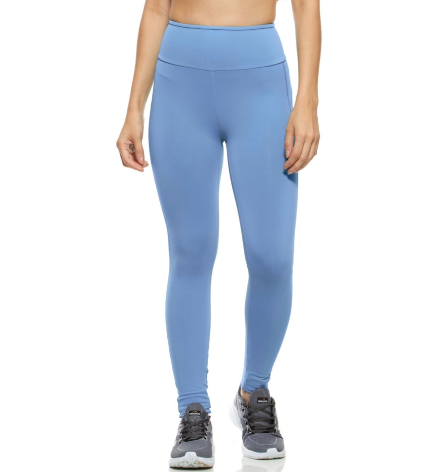 CALÇA LEGGING FIT TOP AZUL BEBE