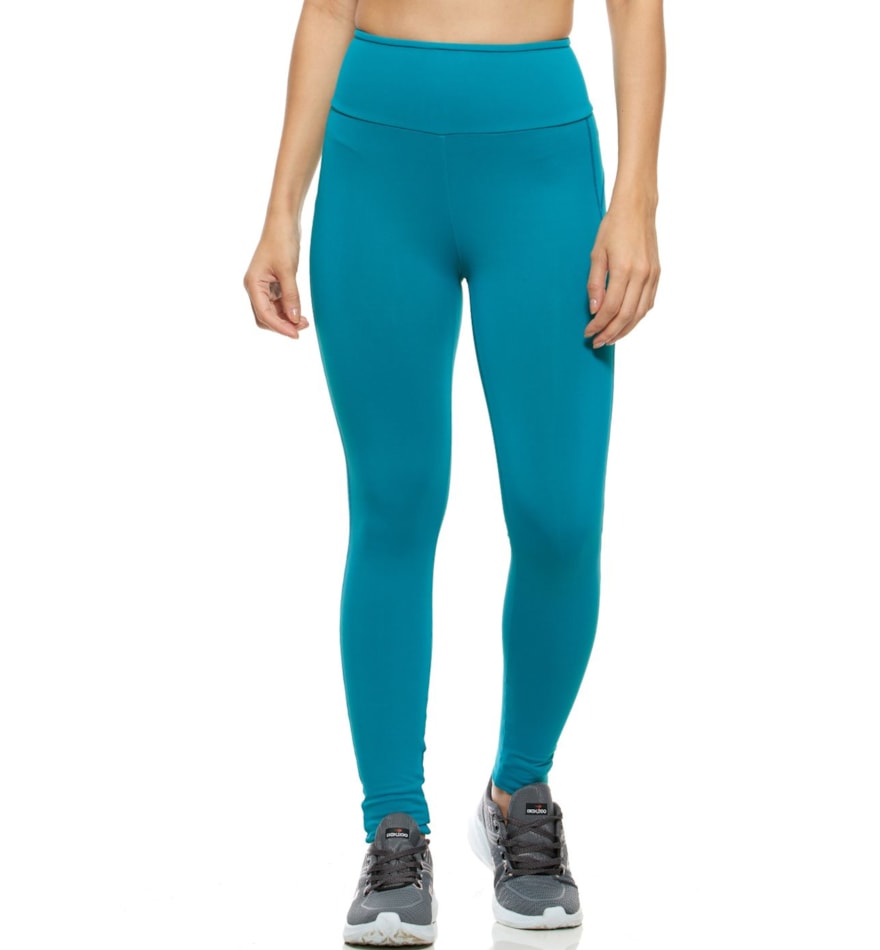 CALÇA LEGGING FIT TOP AZUL PISCINA