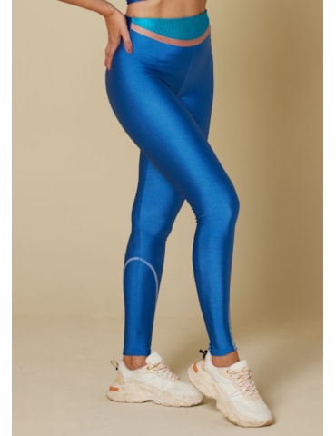 CALÇA LEGGING FRIDA AZUL NÁUTICO