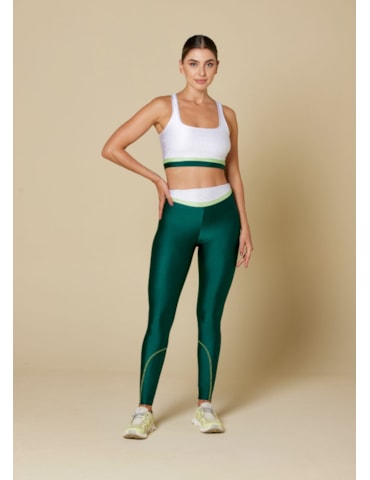 CALÇA LEGGING FRIDA VERDE PETRÓLEO