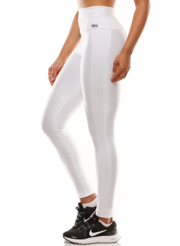 CALÇA LEGGING GLOW BRANCA