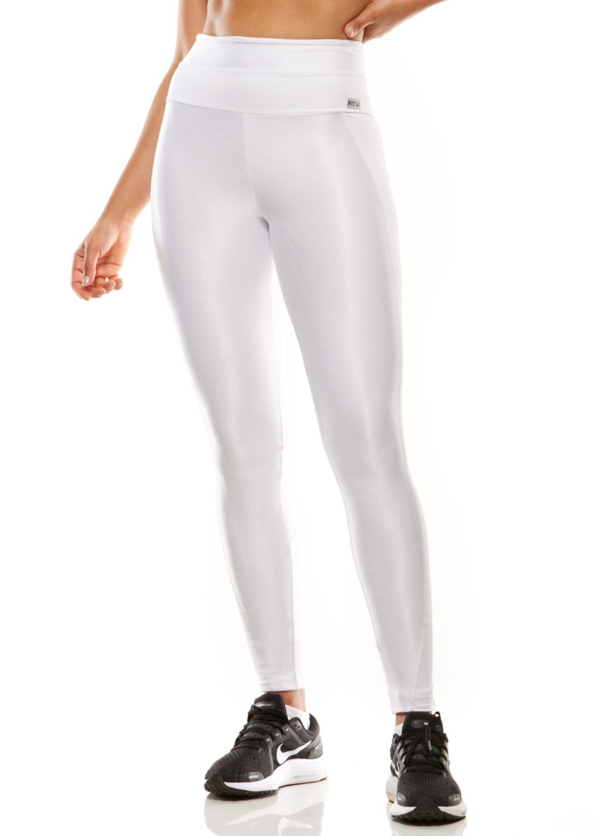 CALÇA LEGGING GLOW BRANCA