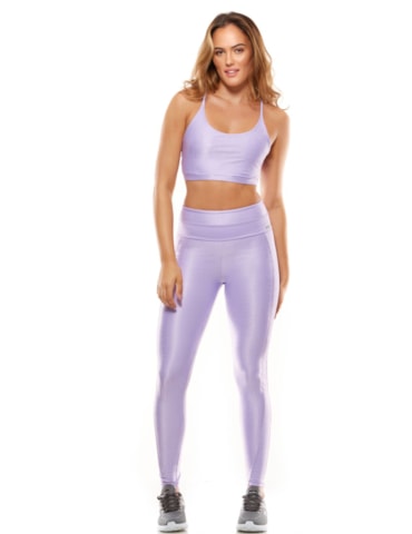 CALÇA LEGGING GLOW LILÁS CALÇA LEGGING GLOW LILÁS