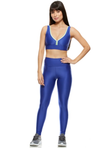 CALÇA LEGGING GRAFITE AZUL ÍNDIGO