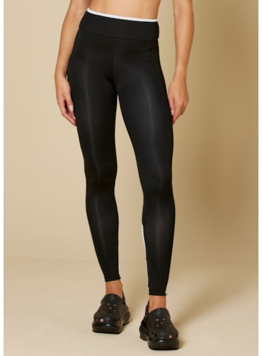 CALÇA LEGGING GRATITUD PRETO/BRANCO