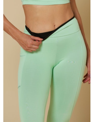 CALÇA LEGGING GRATITUD VERDE ÁGUA