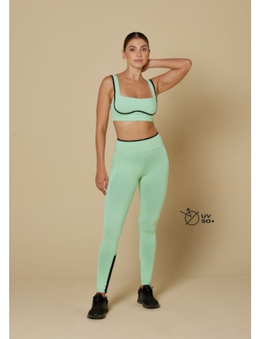 CALÇA LEGGING GRATITUD VERDE ÁGUA