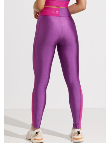 CALÇA LEGGING HEALTH ROXA COM CÓS CRUZADO CALÇA LEGGING HEALTH ROXA COM CÓS CRUZADO