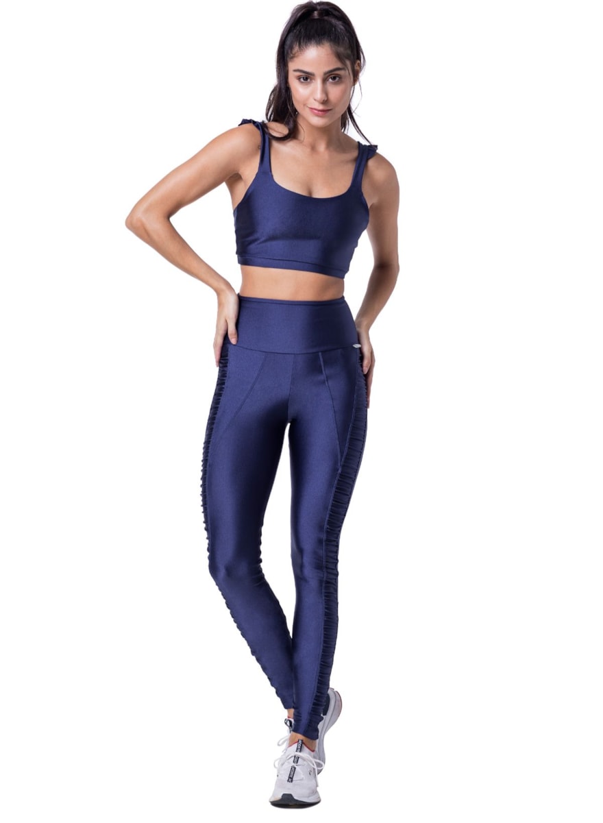 CALÇA LEGGING JOY AZUL MARINHO CALÇA LEGGING JOY AZUL MARINHO