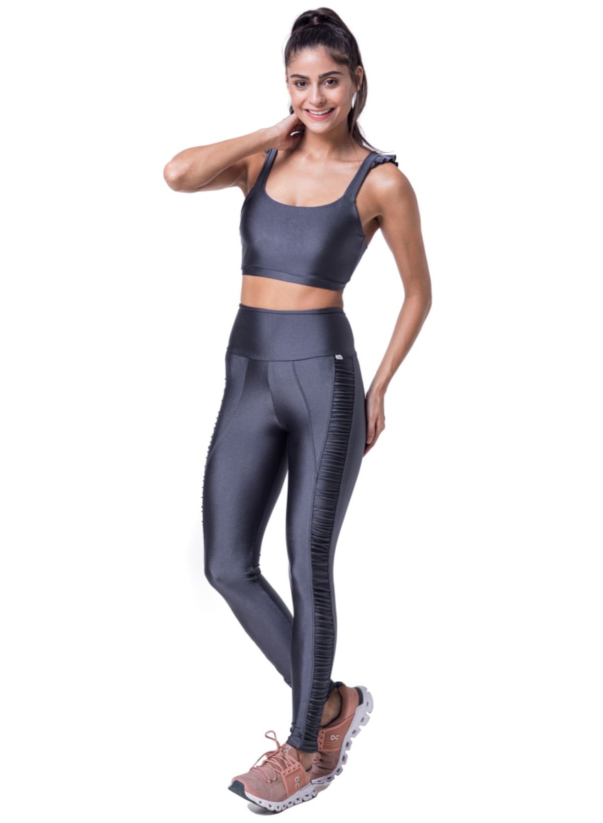 CALÇA LEGGING JOY GRAFITE