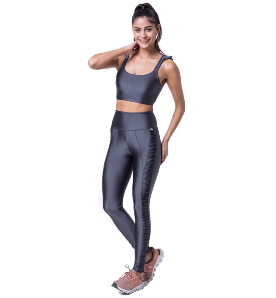 CALÇA LEGGING JOY GRAFITE