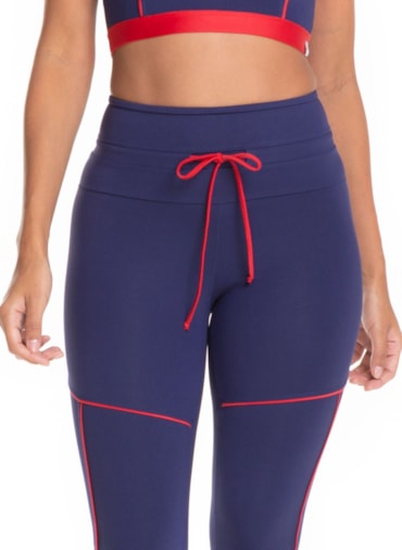 CALÇA LEGGING KRU INTENSA AZUL MARINHO