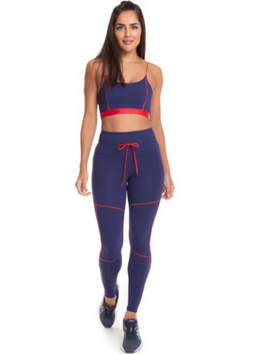 CALÇA LEGGING KRU INTENSA AZUL MARINHO