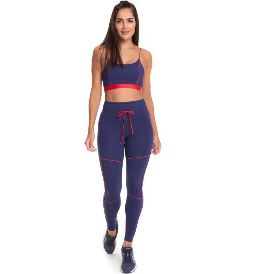 CALÇA LEGGING KRU INTENSA AZUL MARINHO