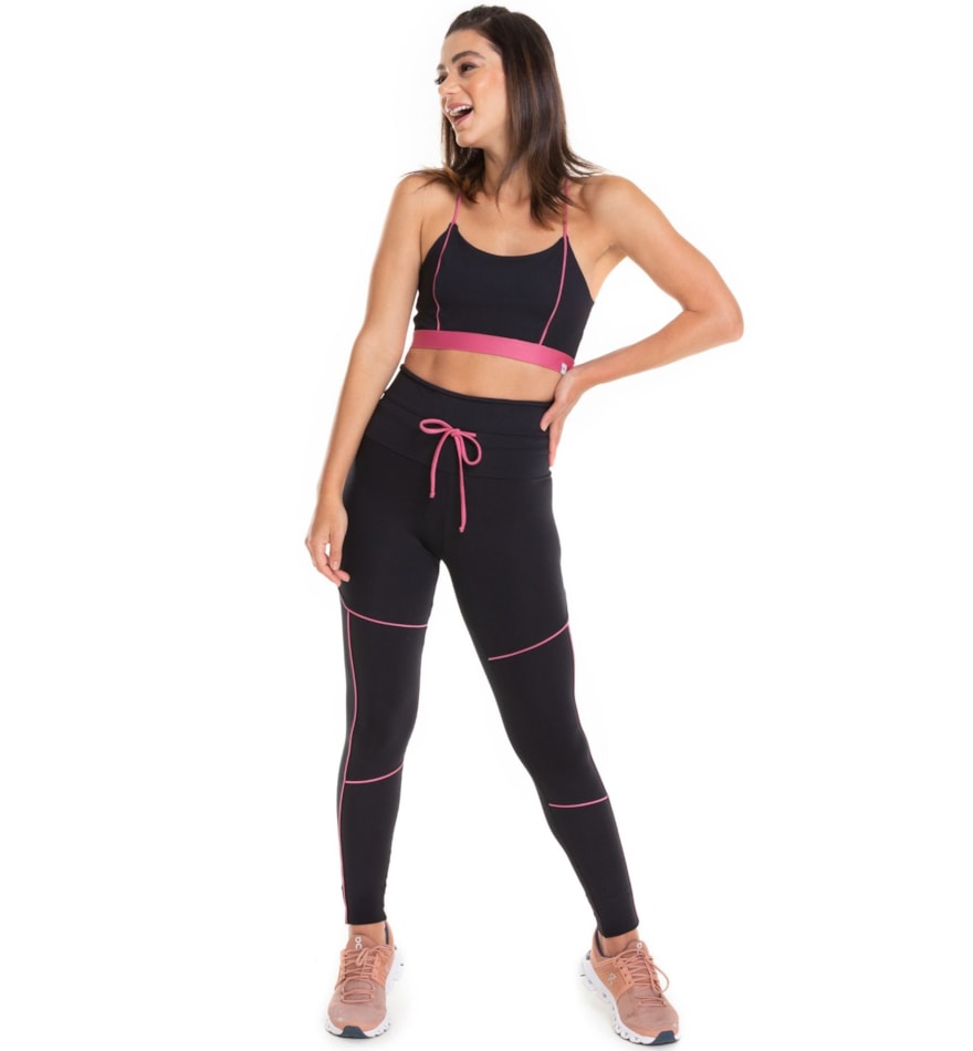 CALÇA LEGGING KRU INTENSA PRETO CALÇA LEGGING KRU INTENSA PRETO