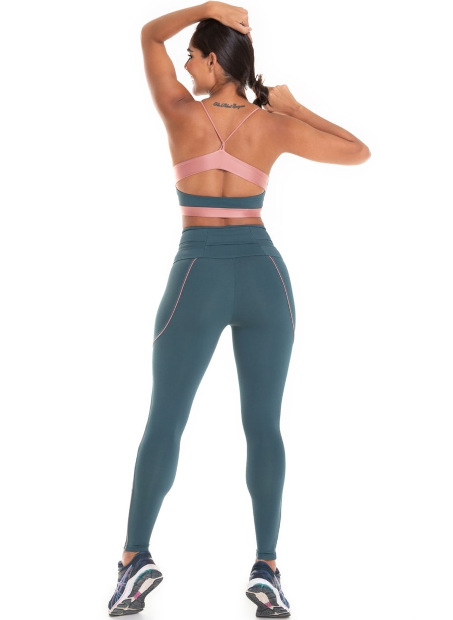 CALÇA LEGGING KRU INTENSA VERDE ESCURO