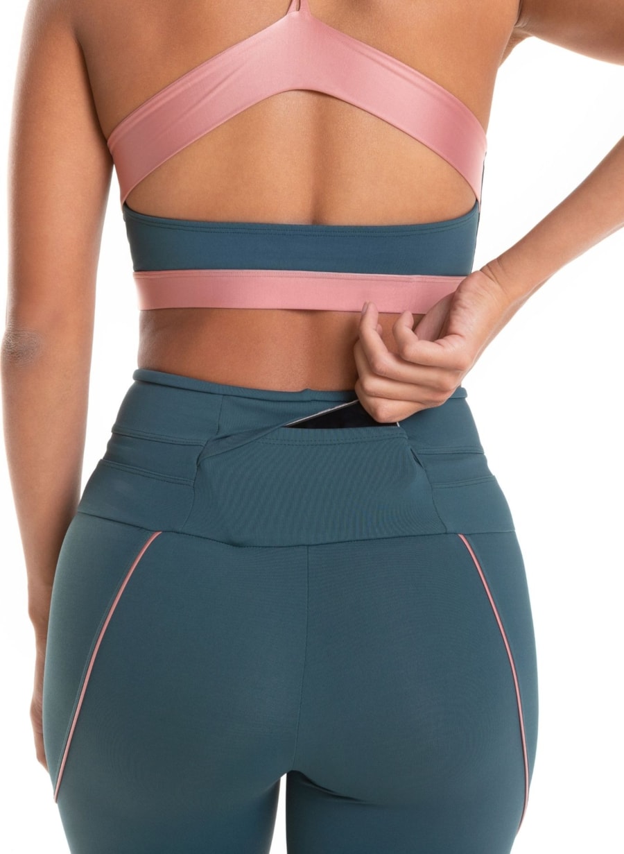 CALÇA LEGGING KRU INTENSA VERDE ESCURO