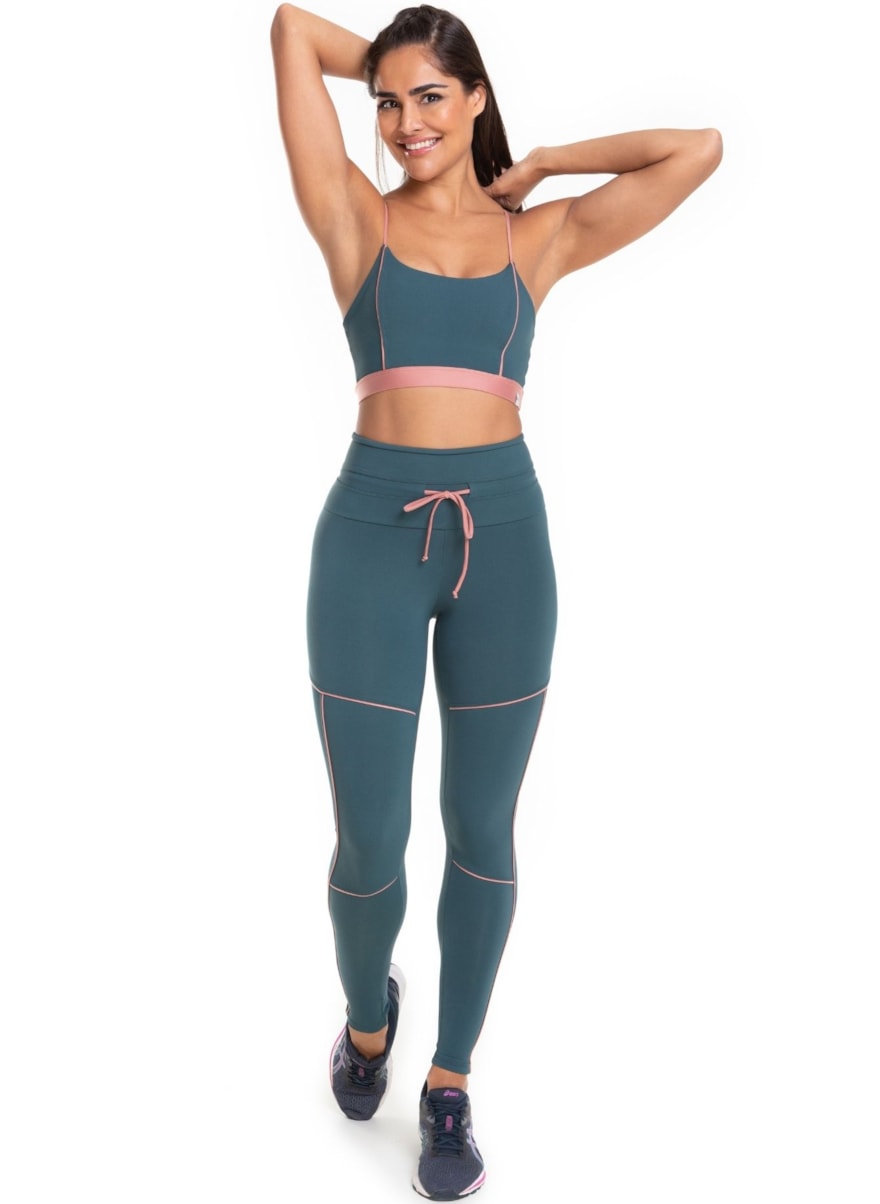 CALÇA LEGGING KRU INTENSA VERDE ESCURO CALÇA LEGGING KRU INTENSA VERDE ESCURO