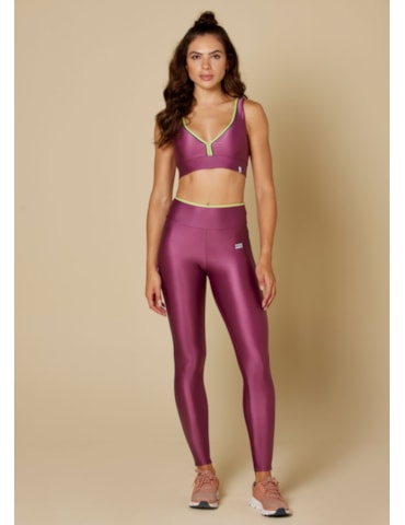 CALÇA LEGGING LIMON ROSA VIOLETA